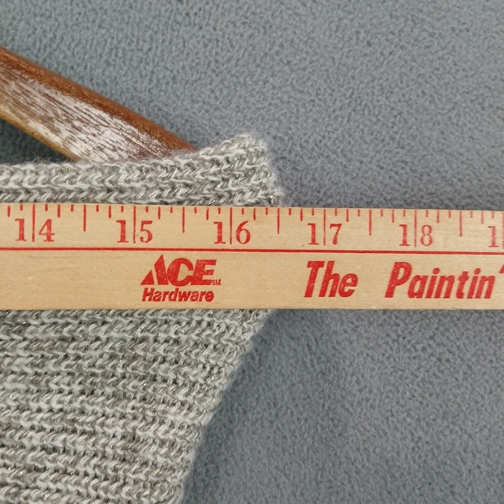 Scarf Womens One Size Brown Beige Chunky Knit Warm Wear Classic Winter Casual